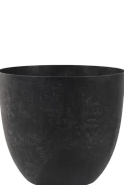 TS Collection Artstone Bola Pot - Zwart