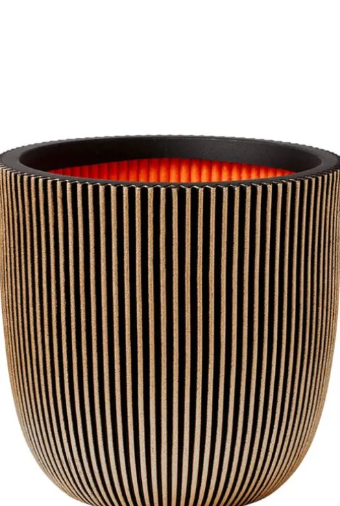 Capi Nature Groove Pot - Goud